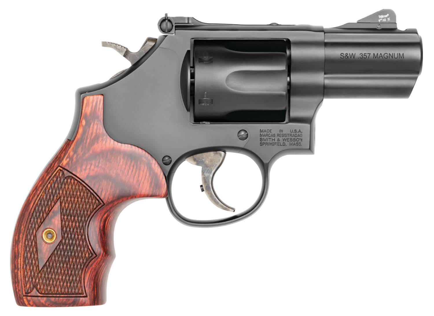 Smith & Wesson Model 19 PC Carry Comp .357Mag Revolver/.38Spl 6Rd 2.5 Carbo-img-0