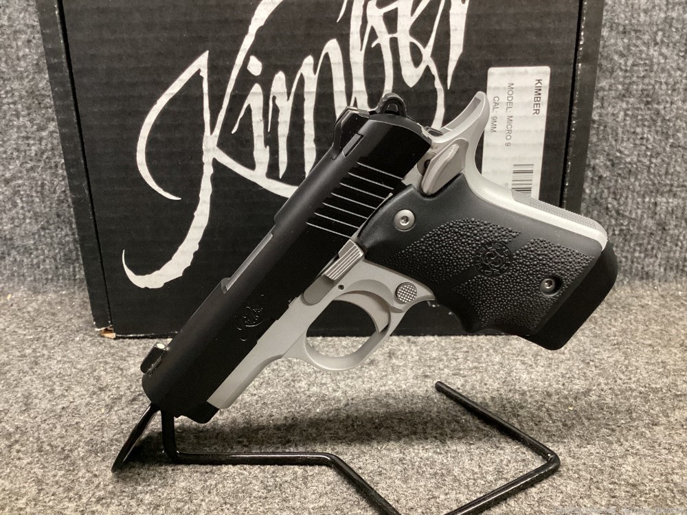 Kimber Micro 9 Semi Auto Pistol 9MM Box 2-6RND Mag LNIB-img-4