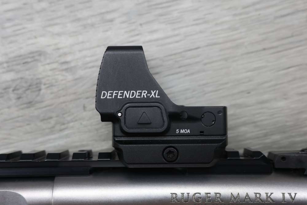 Ruger Mark IV Competition .22 LR - 6.875" Stainless, Vortex Defender XL-img-32