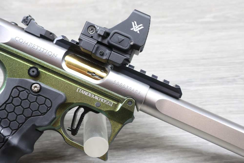Ruger Mark IV Competition .22 LR - 6.875" Stainless, Vortex Defender XL-img-9
