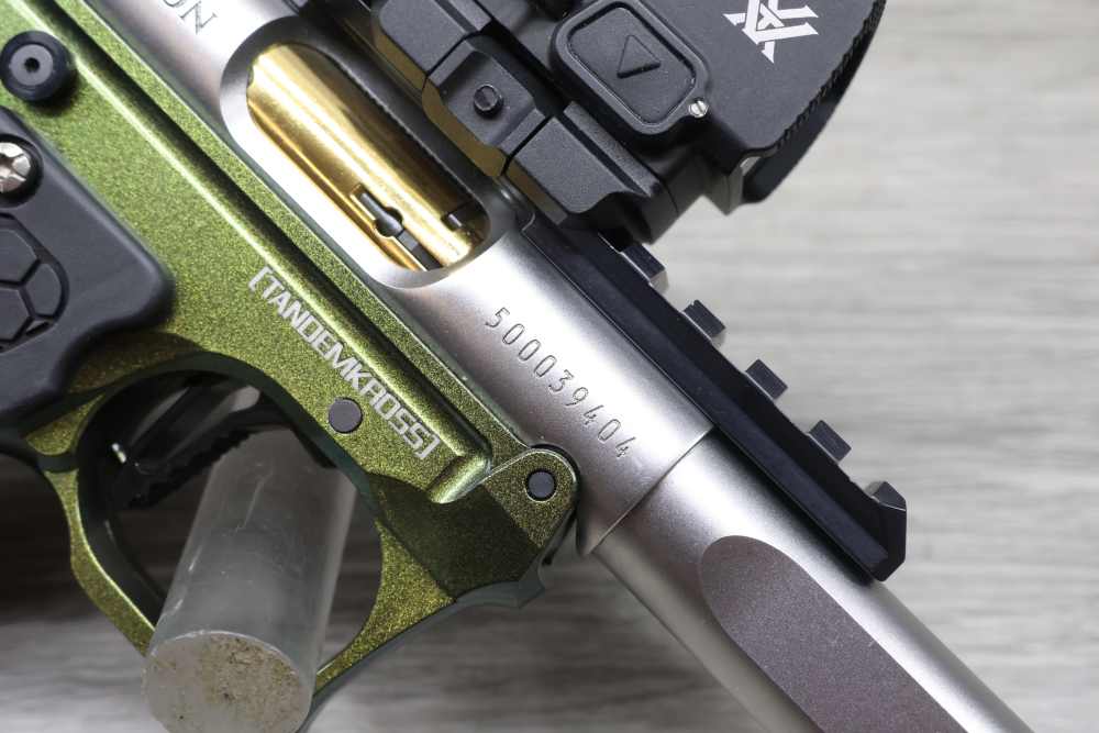 Ruger Mark IV Competition .22 LR - 6.875" Stainless, Vortex Defender XL-img-28