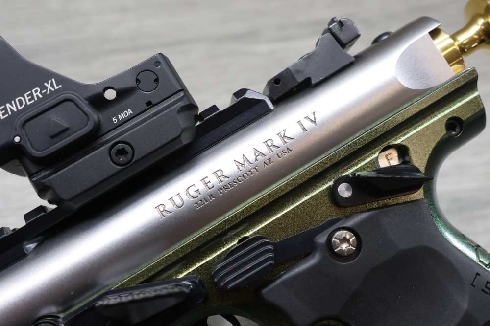 Ruger Mark IV Competition .22 LR - 6.875" Stainless, Vortex Defender XL-img-30