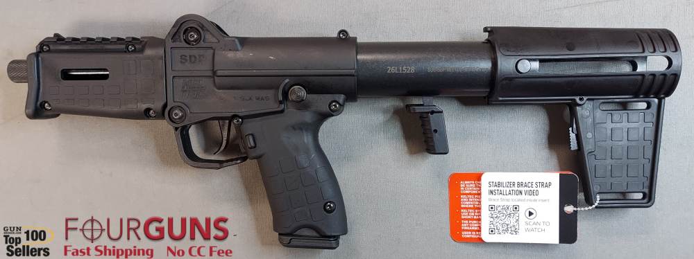 Kel-Tec SUB-SDP Folding Semi-Auto Pistol 9mm 6" Barrel 17 Rounds SDP9BLK-img-0
