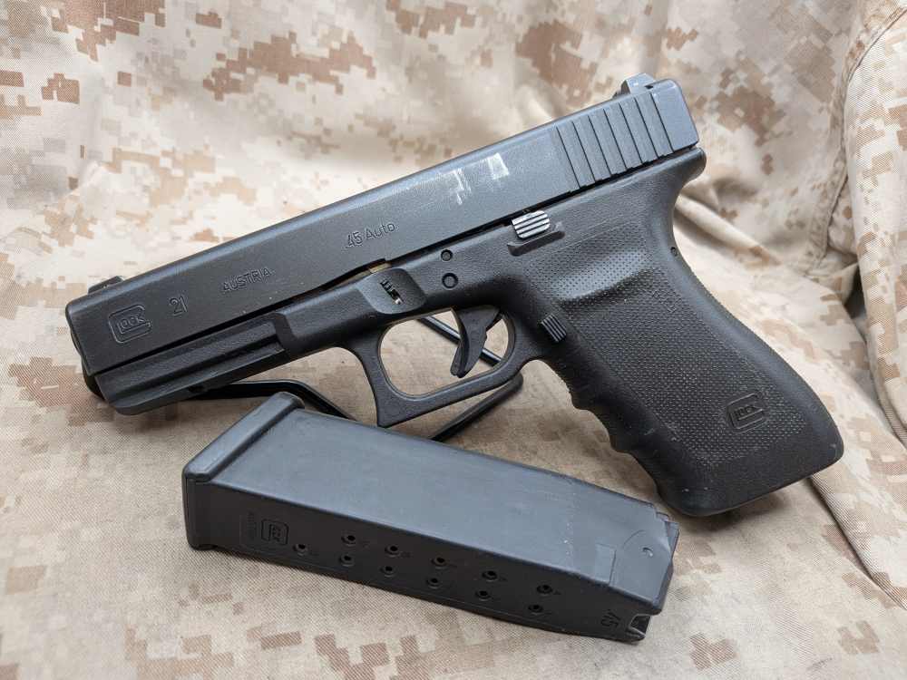 Glock 21 SF RTF Pistol .45 ACP Police Trade In G21FS RTF2 -img-2