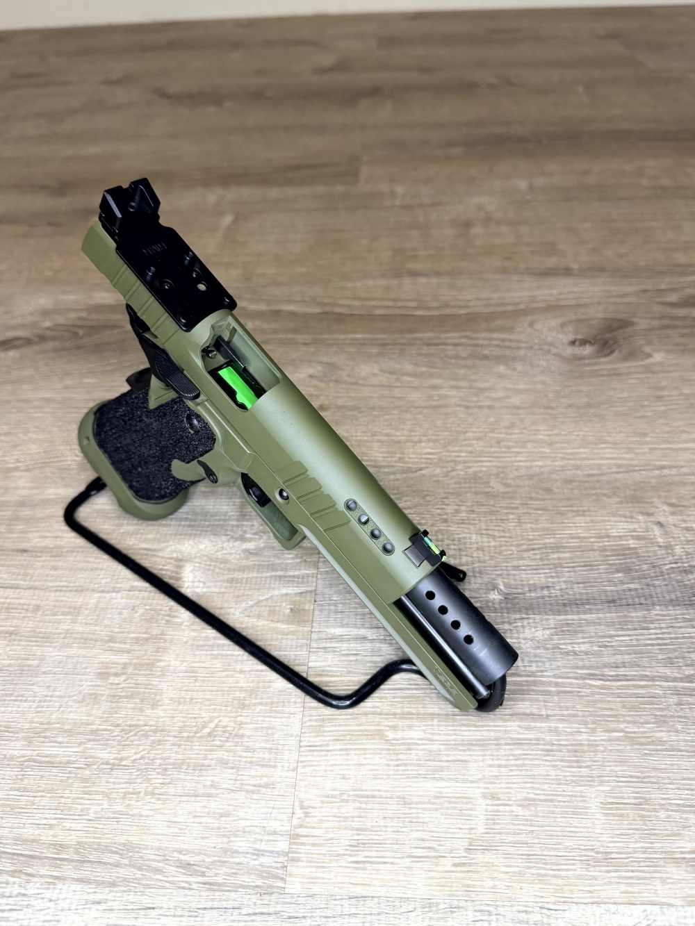 Custom Tisas 1911 Duty 9 DS V8 PORTED CERAKOTE STIPPLE-img-2