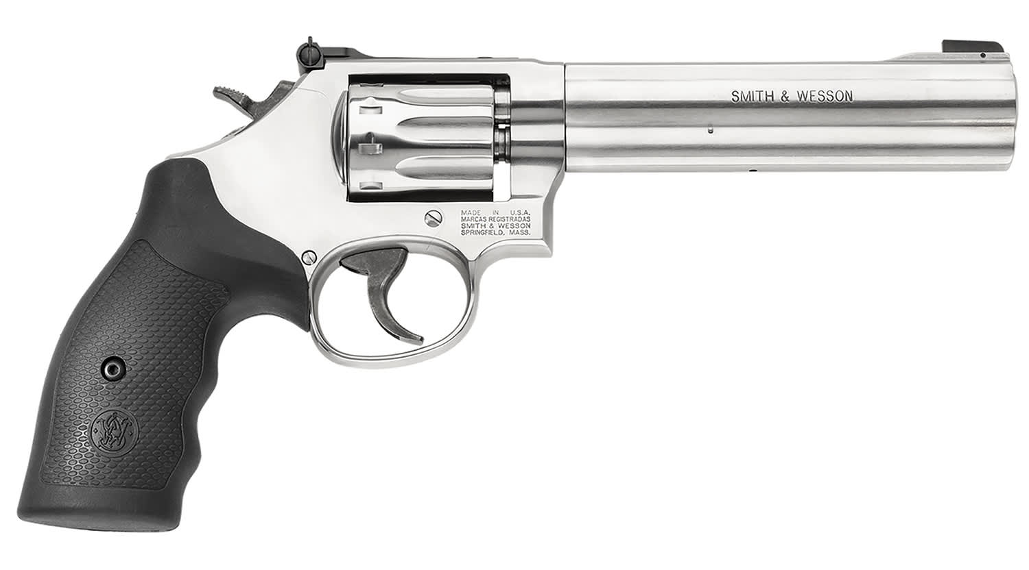 S&W 617 K22 Masterpiece 22LR 6" 10rd Satin Revolver 160578-img-1