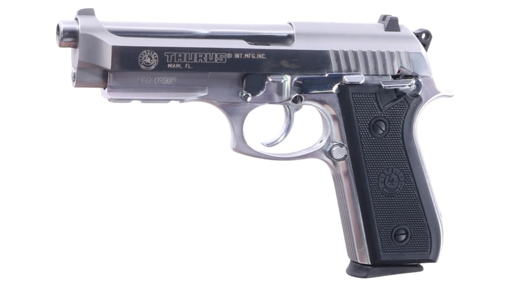 Taurus PT 92 AR 9mm Luger Semi-Auto Pistol 5" 10rd Stainless/Satin-img-0