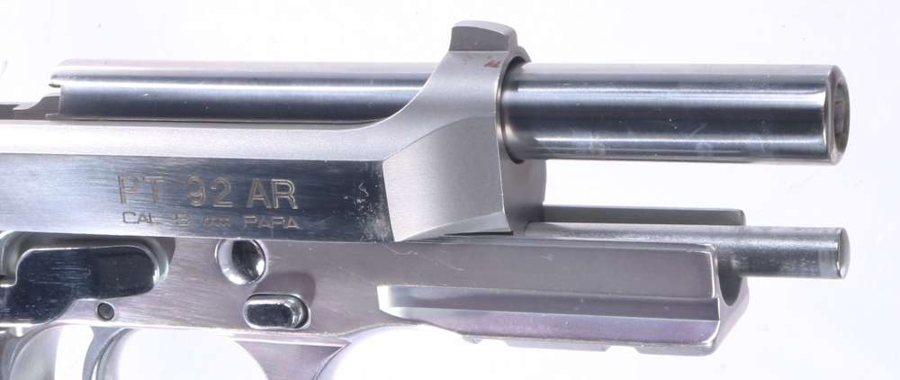Taurus PT 92 AR 9mm Luger Semi-Auto Pistol 5" 10rd Stainless/Satin-img-11