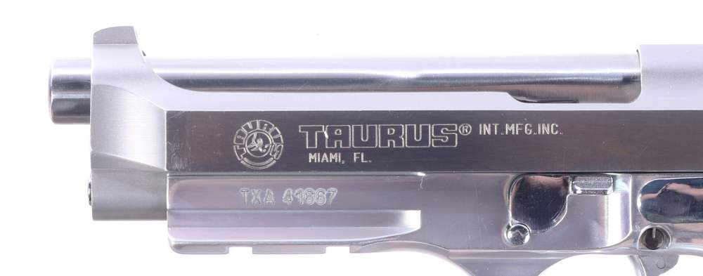 Taurus PT 92 AR 9mm Luger Semi-Auto Pistol 5" 10rd Stainless/Satin-img-2