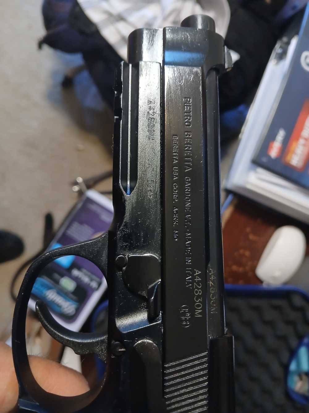 BERETTA 96A1 40 CAL  7 MAGS AND 9mm CONVERSION BARREL-img-3