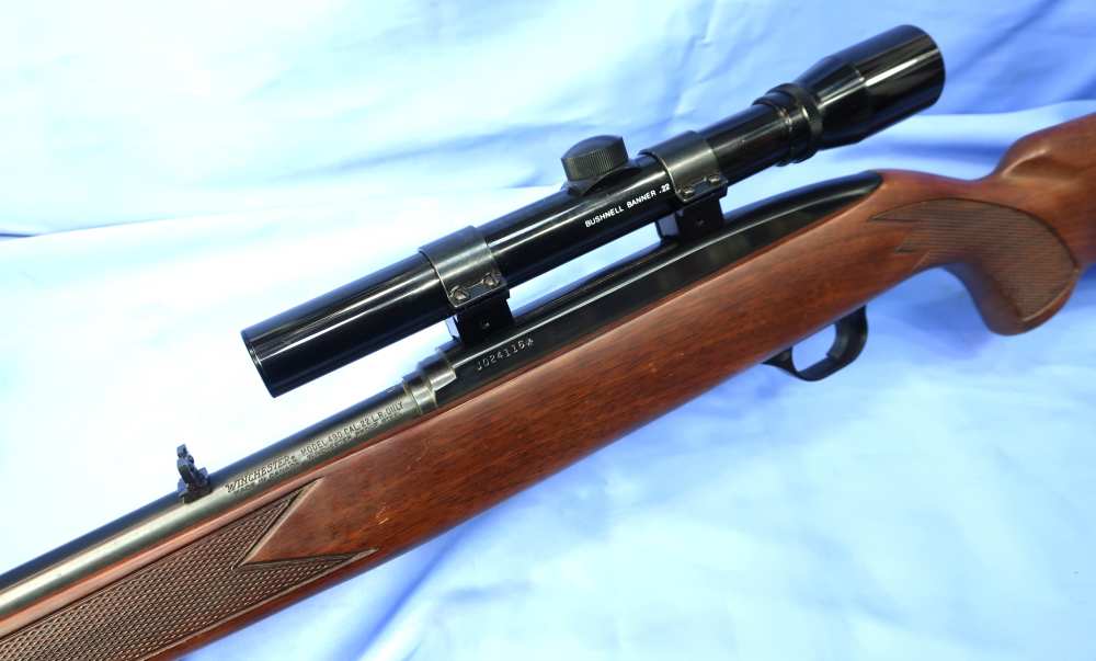 Winchester Model 490 22LR Semi Auto Rifle w/Bushnell Scope 1974-1977 Canada-img-14
