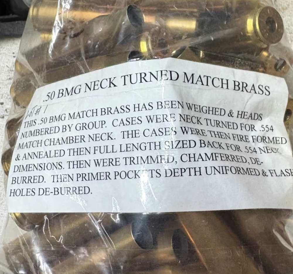 .50 BMG - 765gr. DOMINATOR-XBR  - 20 Rounds of HARLOW SOLID MATCH (REMAN)-img-5