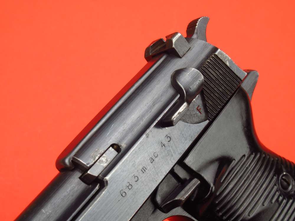 Scarce 1943 Walther P38 Straight Line AC43 WWII 9mm Luger - Mauser-img-20