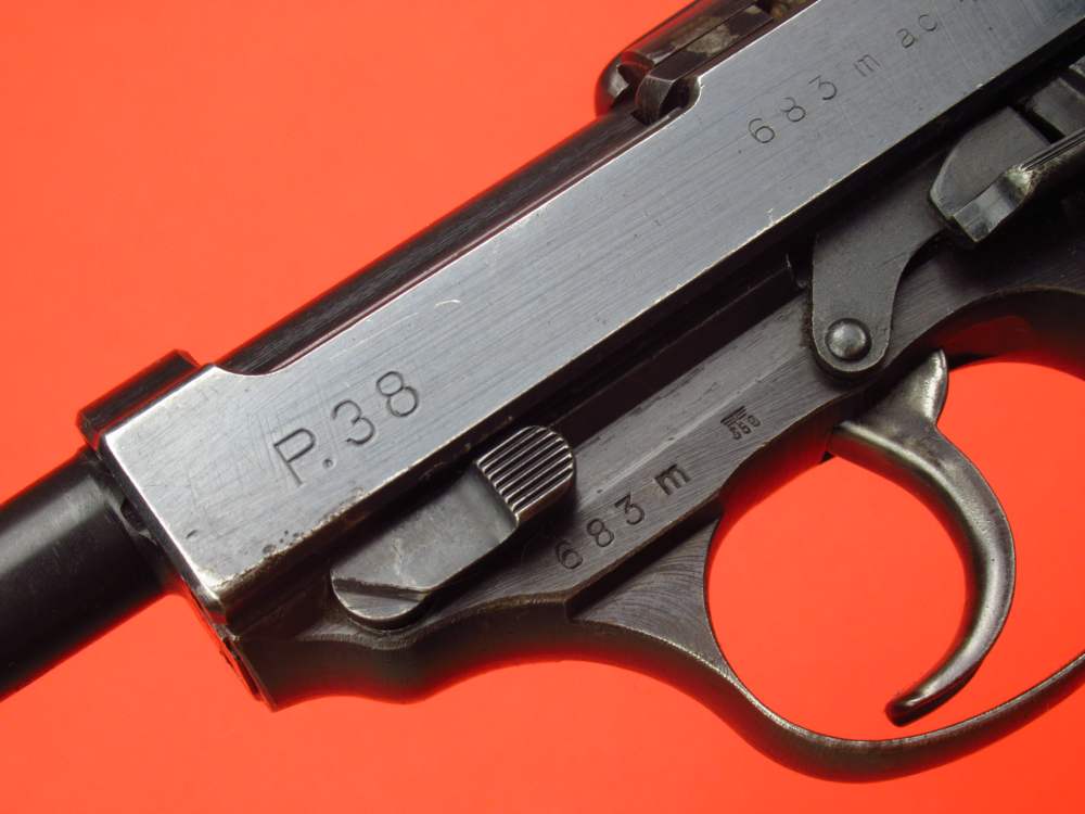 Scarce 1943 Walther P38 Straight Line AC43 WWII 9mm Luger - Mauser-img-15