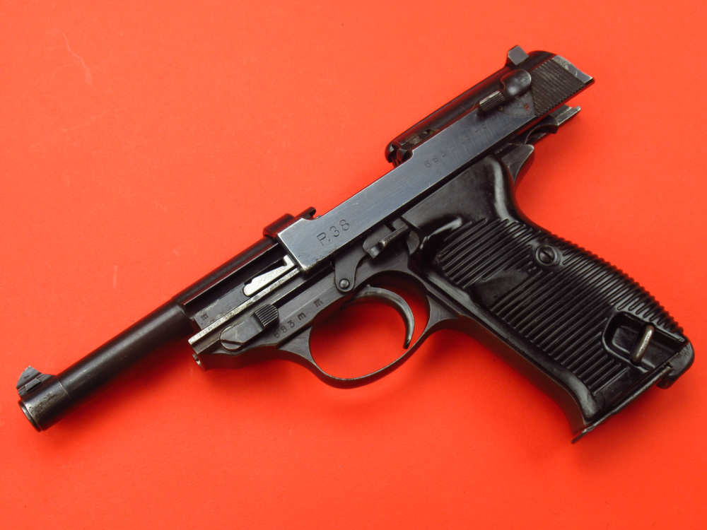Scarce 1943 Walther P38 Straight Line AC43 WWII 9mm Luger - Mauser-img-61