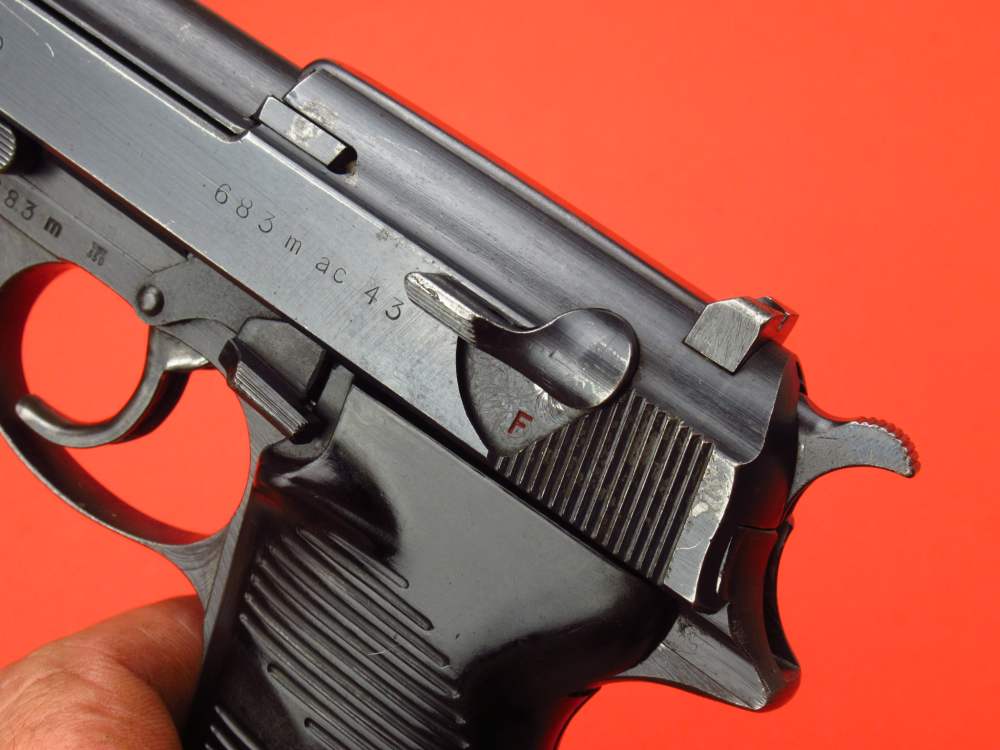 Scarce 1943 Walther P38 Straight Line AC43 WWII 9mm Luger - Mauser-img-12