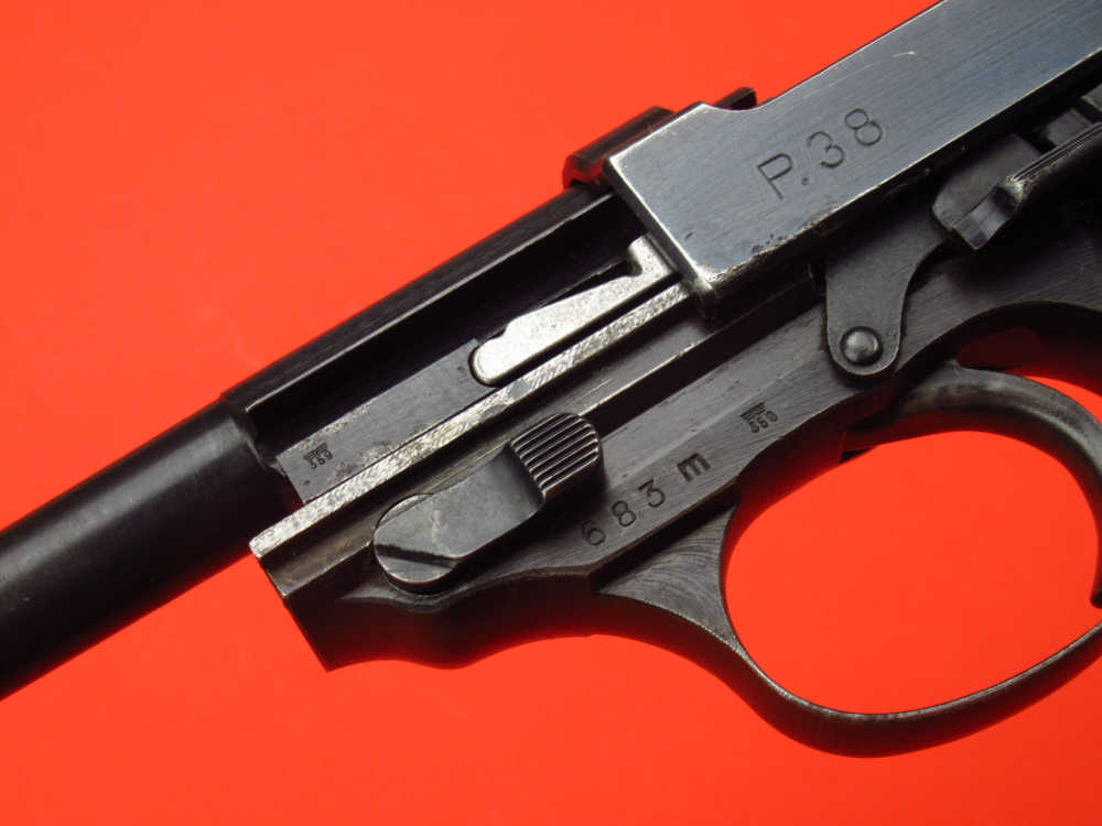 Scarce 1943 Walther P38 Straight Line AC43 WWII 9mm Luger - Mauser-img-62