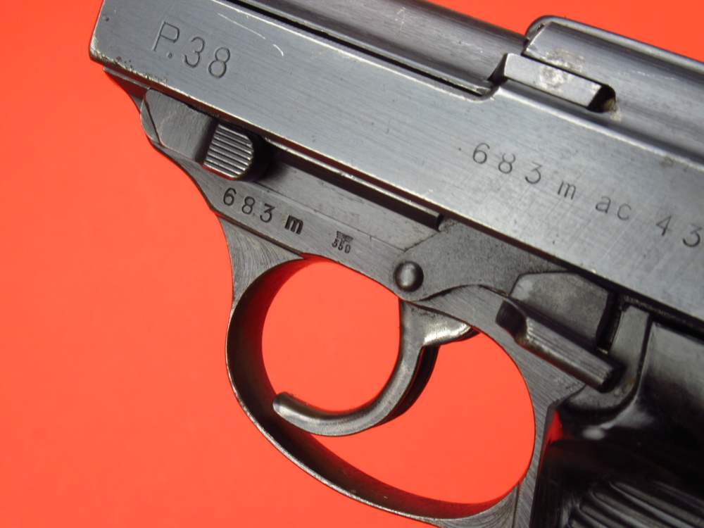 Scarce 1943 Walther P38 Straight Line AC43 WWII 9mm Luger - Mauser-img-13