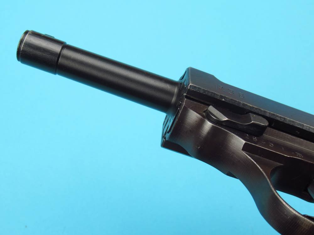 Very nice 1944 German WWII Walther P38 pistol 9mm Luger AC44 Mauser-img-28