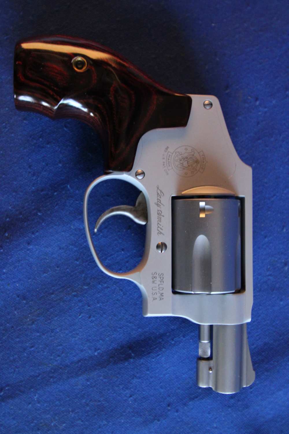 Smith & Wesson 642 -2 Lady smith .38 Revolver 2" Barrel SS & Rosewood-img-4