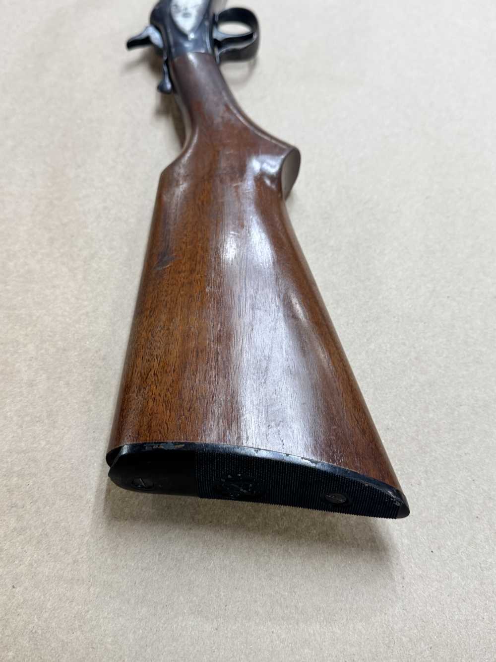 Hopkins & Allen Model G 12ga single shot break over shotgun -img-10