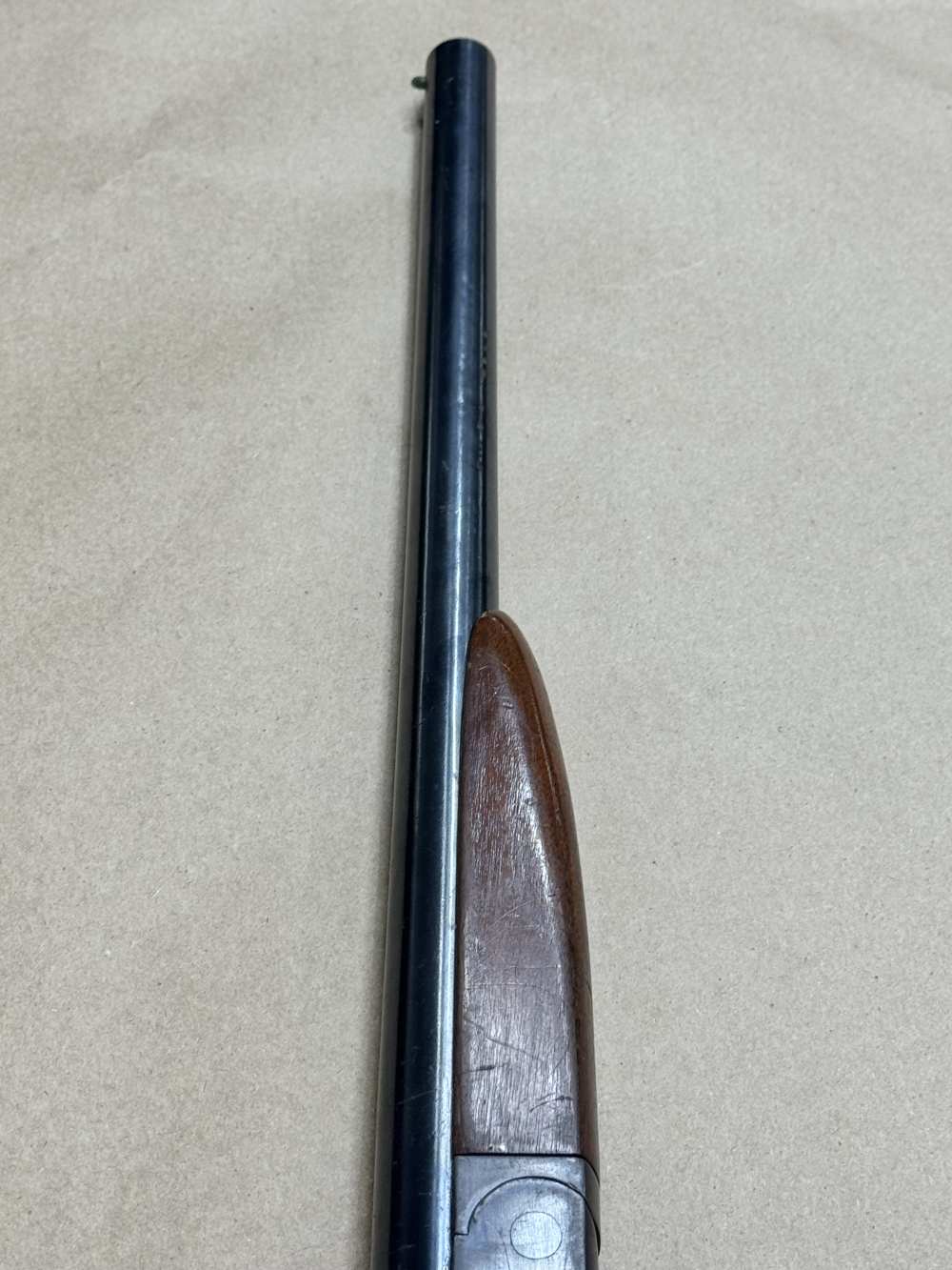 Hopkins & Allen Model G 12ga single shot break over shotgun -img-6