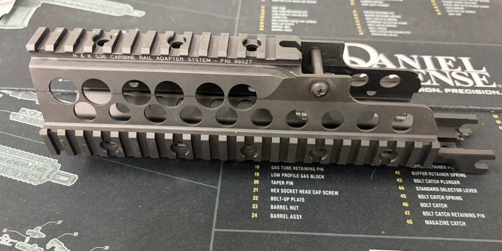  KNIGHTS ARMAMENT HK G36 CARBINE RAIL ADAPTER SYSTEM P/N 99327-img-0