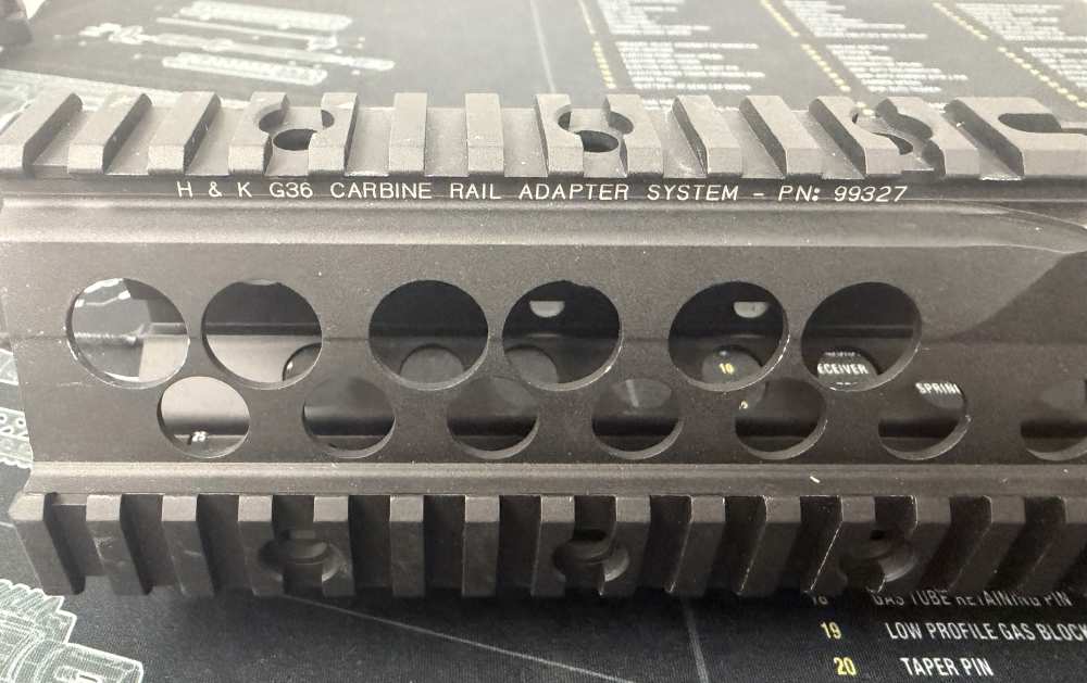  KNIGHTS ARMAMENT HK G36 CARBINE RAIL ADAPTER SYSTEM P/N 99327-img-1