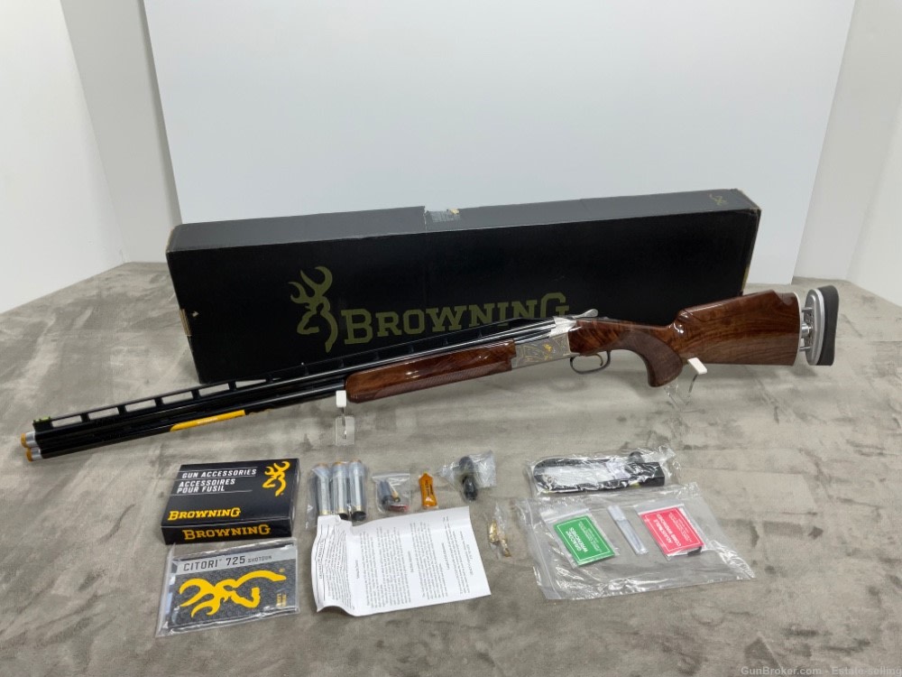 Browning Citori 725 Trap “Golden Clays”, 12ga, 30” Barrels, -img-0