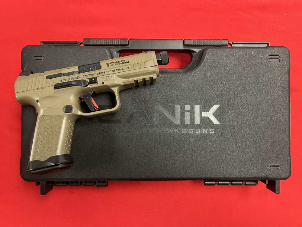CANIK TP9 Elite Combat Salient 9mm FDE case 2 mags FO sights threaded OR-img-2