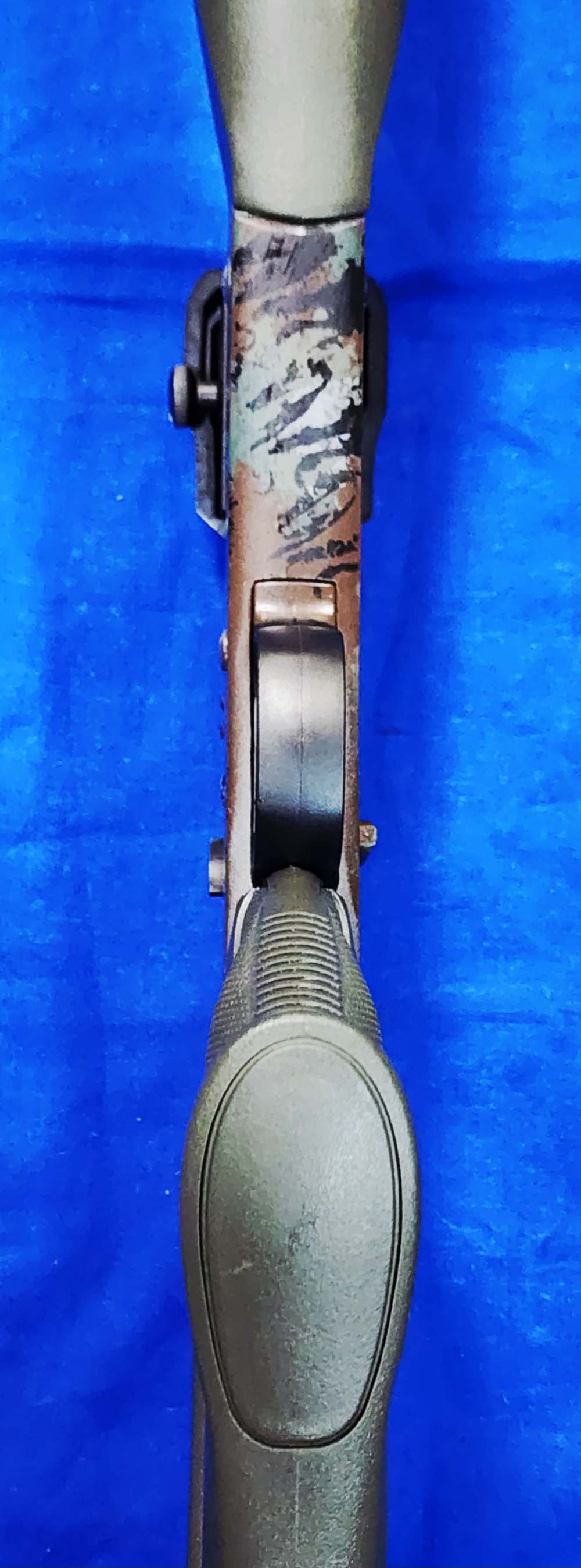 MINT SAVAGE STEVENS 301 .410 26" THUMBHOLE, CAMO, CRIMSON TRACE-img-7