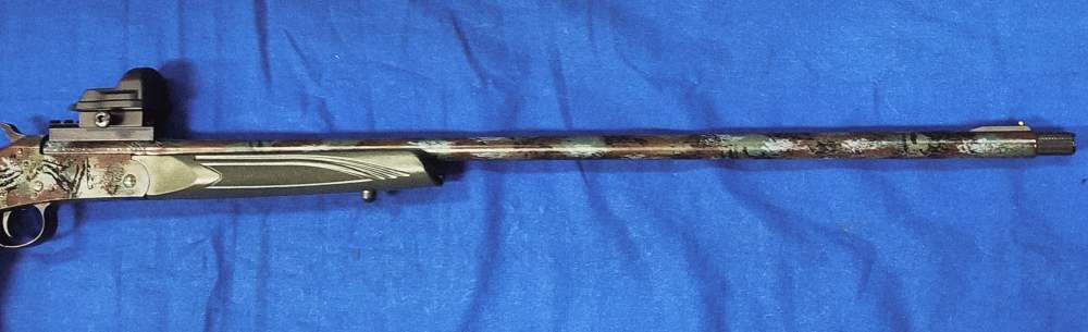 MINT SAVAGE STEVENS 301 .410 26" THUMBHOLE, CAMO, CRIMSON TRACE-img-3