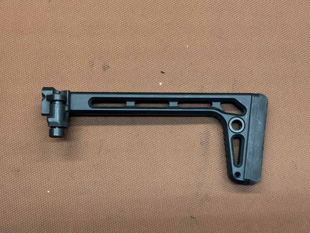 MCX/MPX minimalist folding stock - Black picatinny rail-img-1