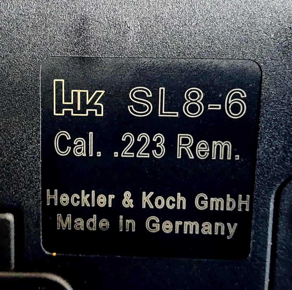 MINT HECKLER & KOCH SL8-6 .223 20" THUMBHOLE, FACTORY RAIL, MANUAL-img-9