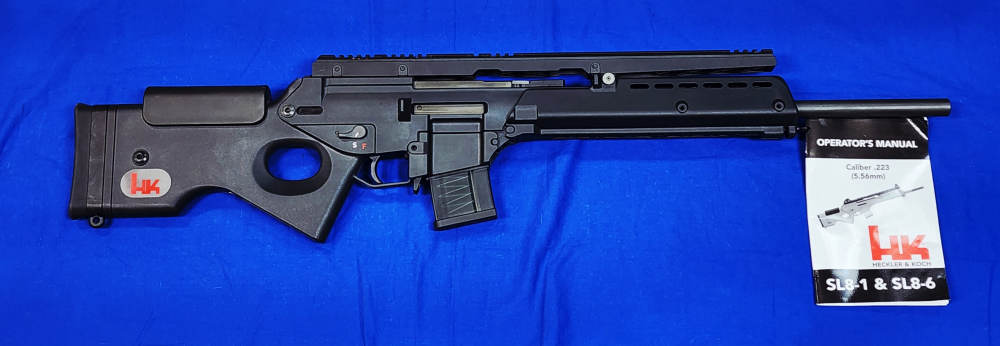 MINT HECKLER & KOCH SL8-6 .223 20" THUMBHOLE, FACTORY RAIL, MANUAL-img-0