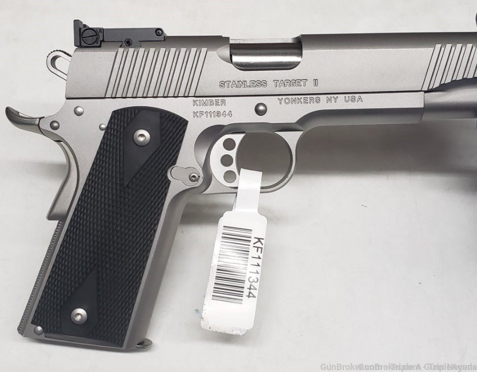 Kimber Stainless Target II 9mm 5in barrel CA LEGAL 3200108CA-img-7