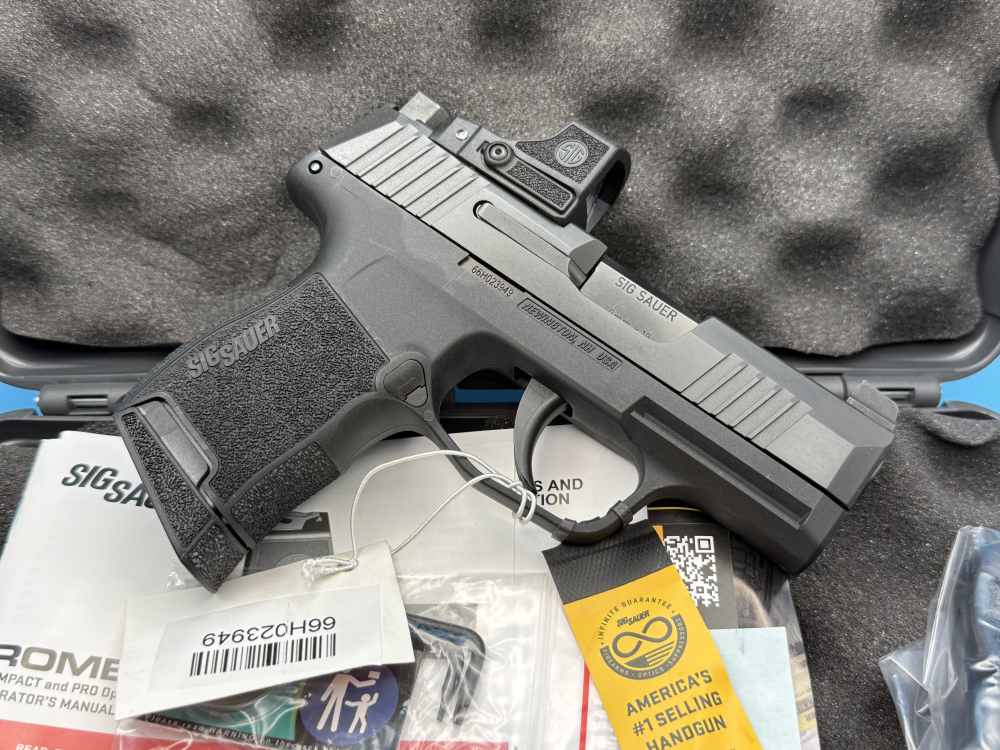 Sig Sauer P365 9mm w/ Romeo RS Compact Optic Nitron P-365 NEW-img-0