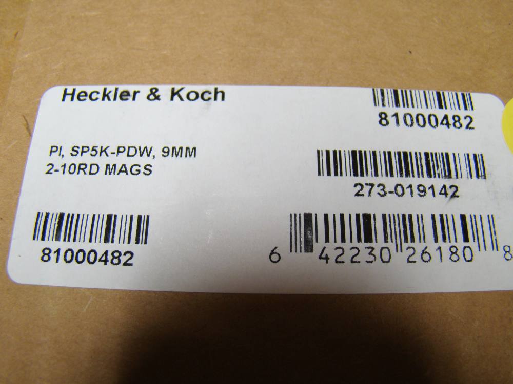 Pair of H&K SP5K-PDW 9mm 10rd Pistols HK SP5 K 81000482 consecutive #'s NEW-img-3