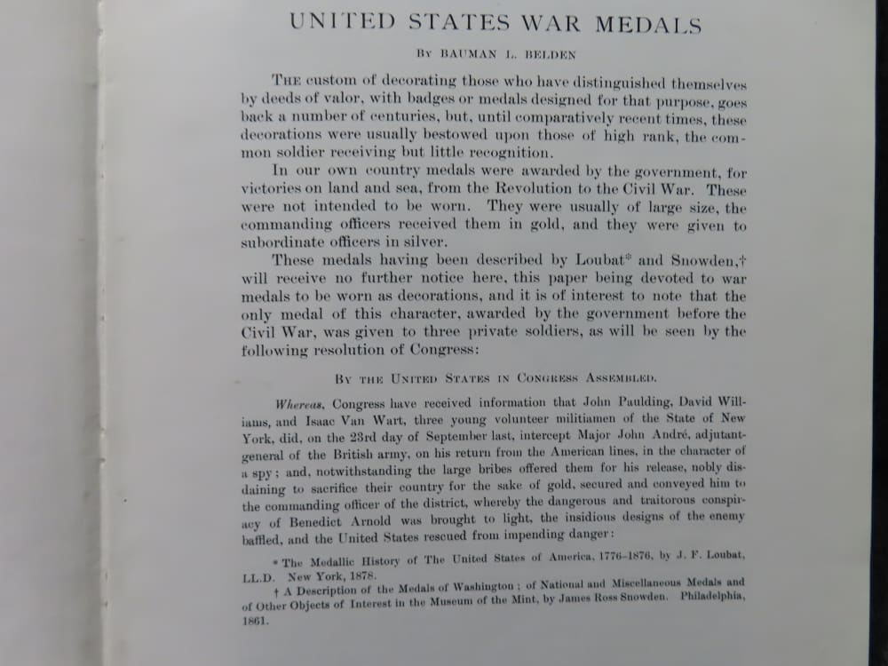 UNITED STATES WAR MEDALS-BY BAUMAN BELDEN 1916-REPRINT BY NORM FLAYDERMAN-img-3