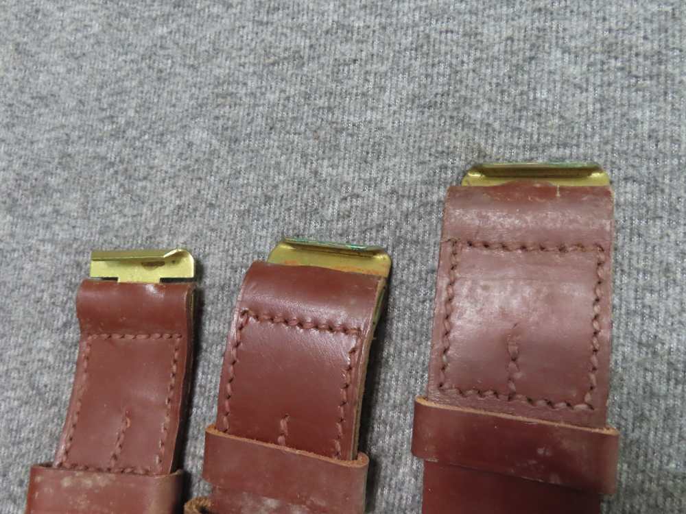 3-ROMANIAN AND 3 SPANISH ARMY ENLISTED BELTS & BUCKLES-COLD WAR ERA-NICE-img-4