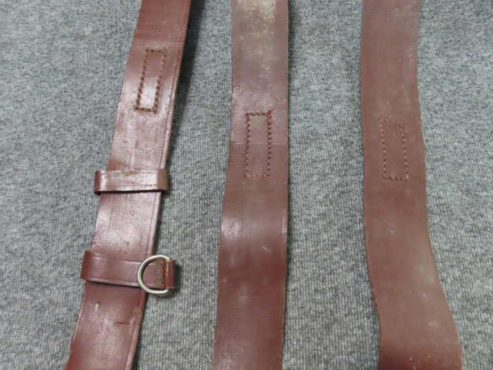 3-ROMANIAN AND 3 SPANISH ARMY ENLISTED BELTS & BUCKLES-COLD WAR ERA-NICE-img-2