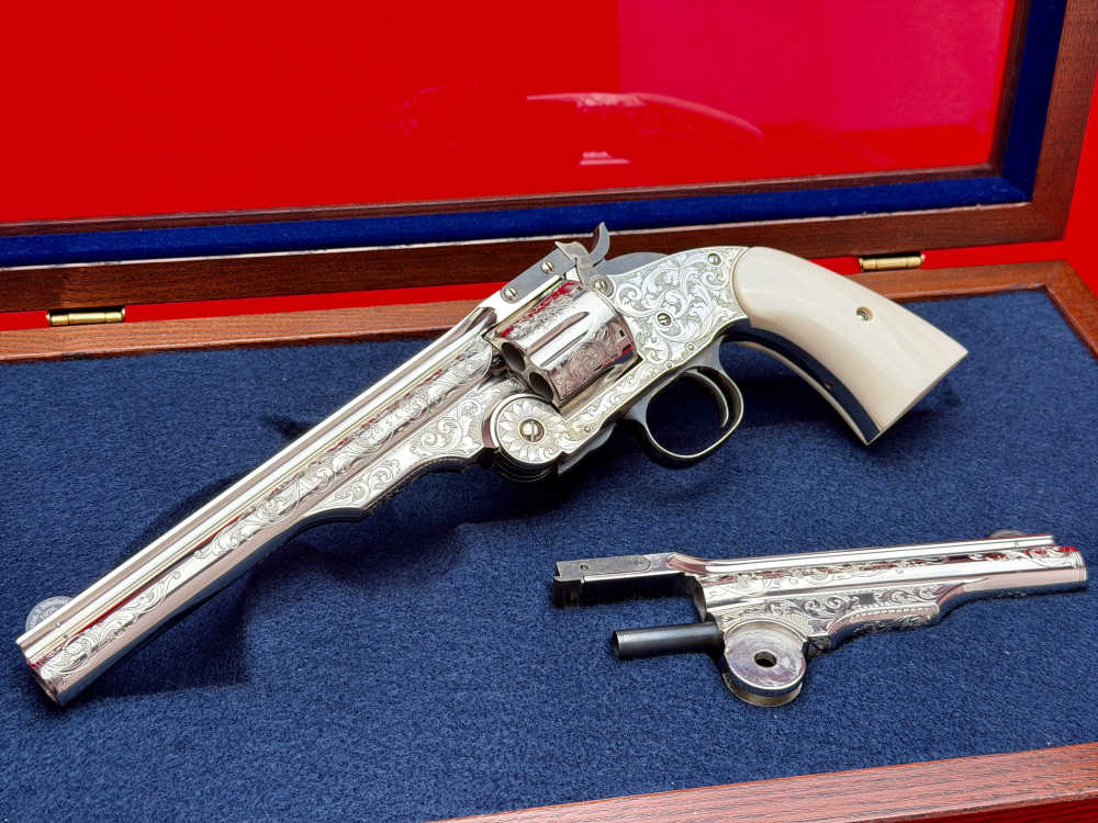 FACTORY ENGRAVED - Smith & Wesson Performance Center Schofield 2000-img-5