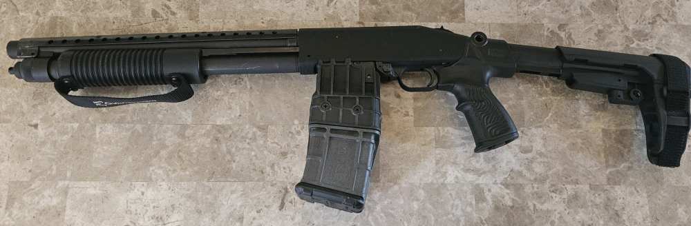 MOSSBERG 590M 12GA MAG FED Upgraded-img-1