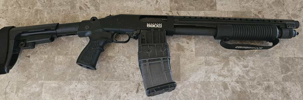 MOSSBERG 590M 12GA MAG FED Upgraded-img-0