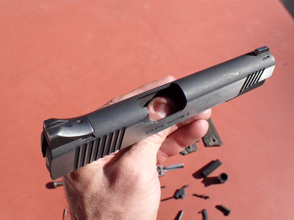 KIMBER 1911 ECLIPSE CUSTOM II .45ACP FACTORY PISTOL PARTS w/ NIGHT SIGHTS-img-12