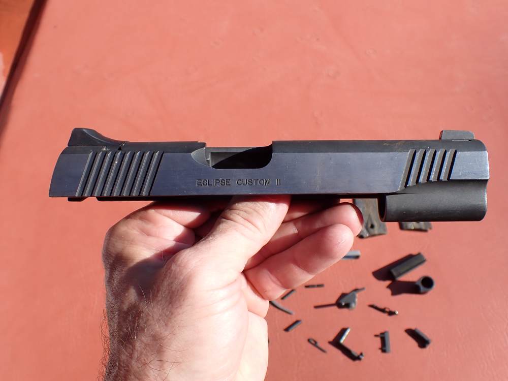 KIMBER 1911 ECLIPSE CUSTOM II .45ACP FACTORY PISTOL PARTS w/ NIGHT SIGHTS-img-14