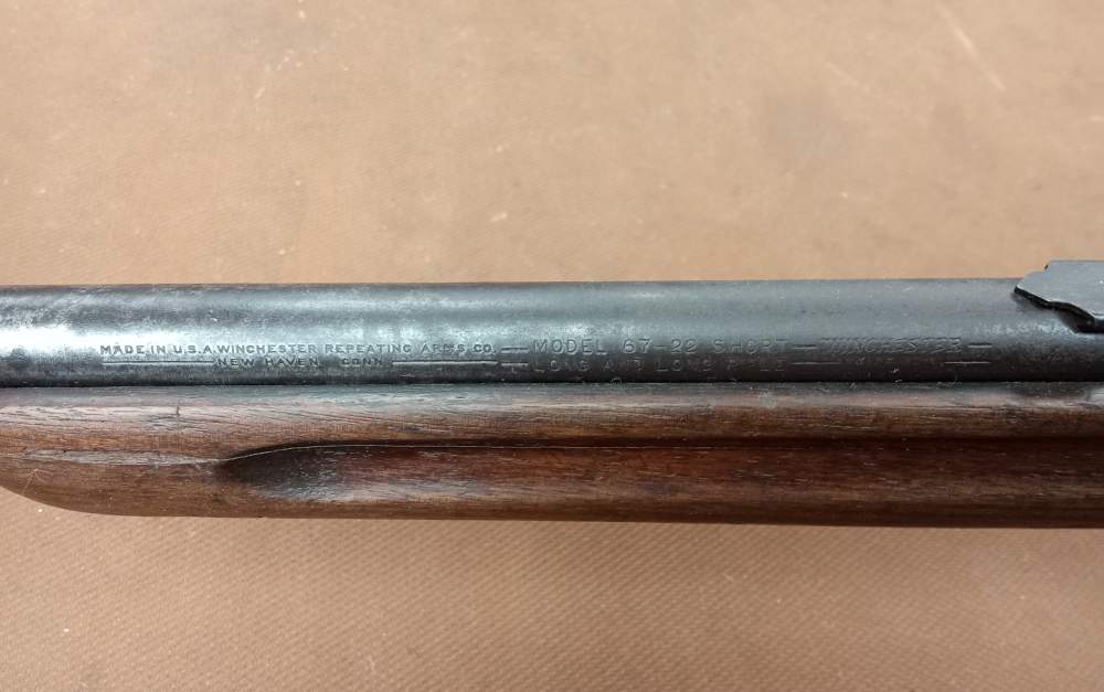 Winchester 67.22lr rifle -img-4