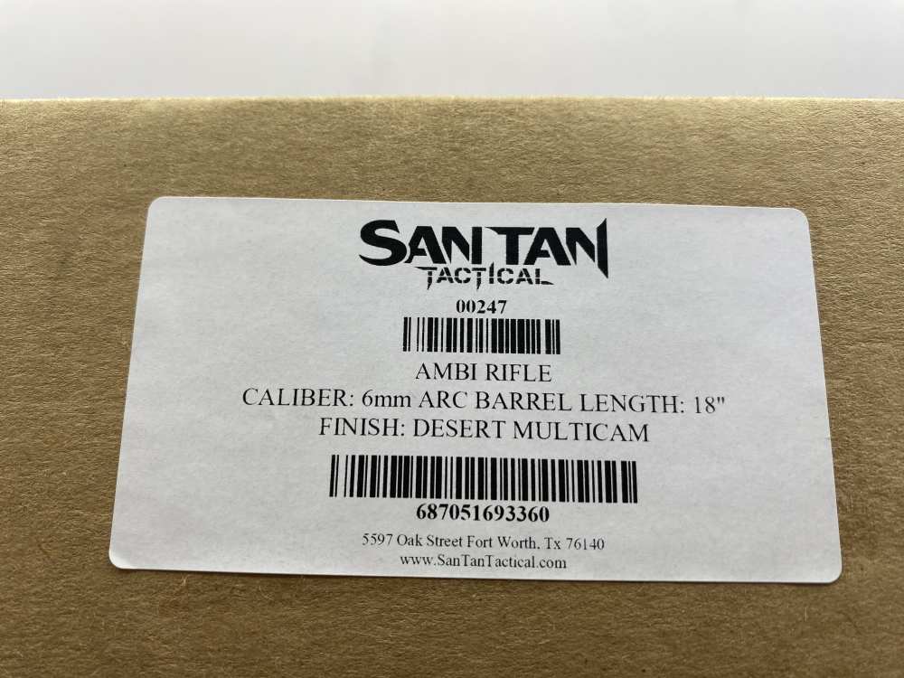 SanTan Tactical STT-15 6mm ARC Desert Camo 18" *HIGH GRADE AR15 RIFLE* NOS-img-6