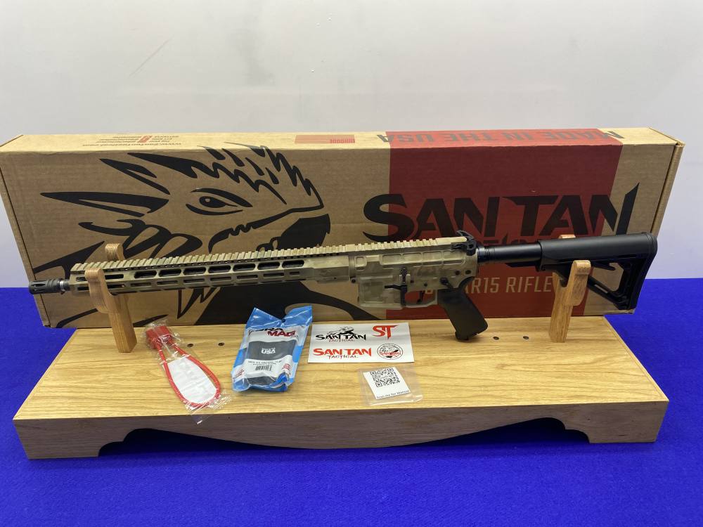 SanTan Tactical STT-15 6mm ARC Desert Camo 18" *HIGH GRADE AR15 RIFLE* NOS-img-3