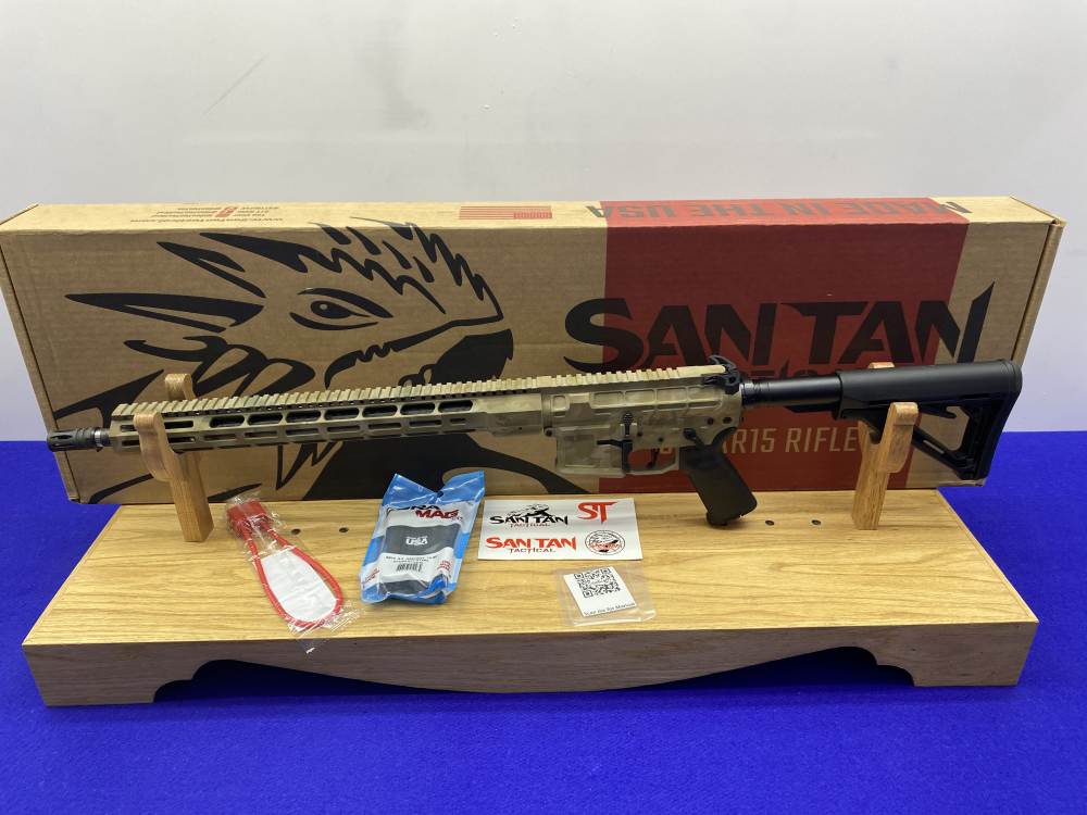 SanTan Tactical STT-15 6mm ARC Desert Camo 18" *HIGH GRADE AR15 RIFLE* NOS-img-0